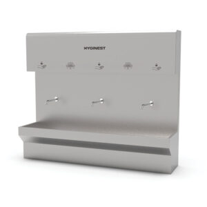 Triple User Fully Automatic Hand Wash Station - Stainless Steel 304